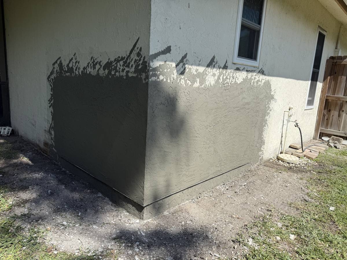 Residential stucco work by Simon Stucco Services in Dania Beach, Florida