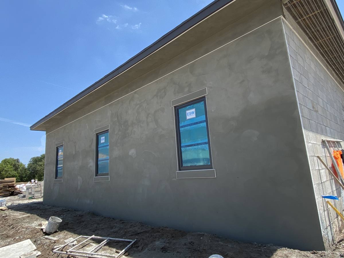 Residential stucco work by Simon Stucco Services in Plantation, Florida