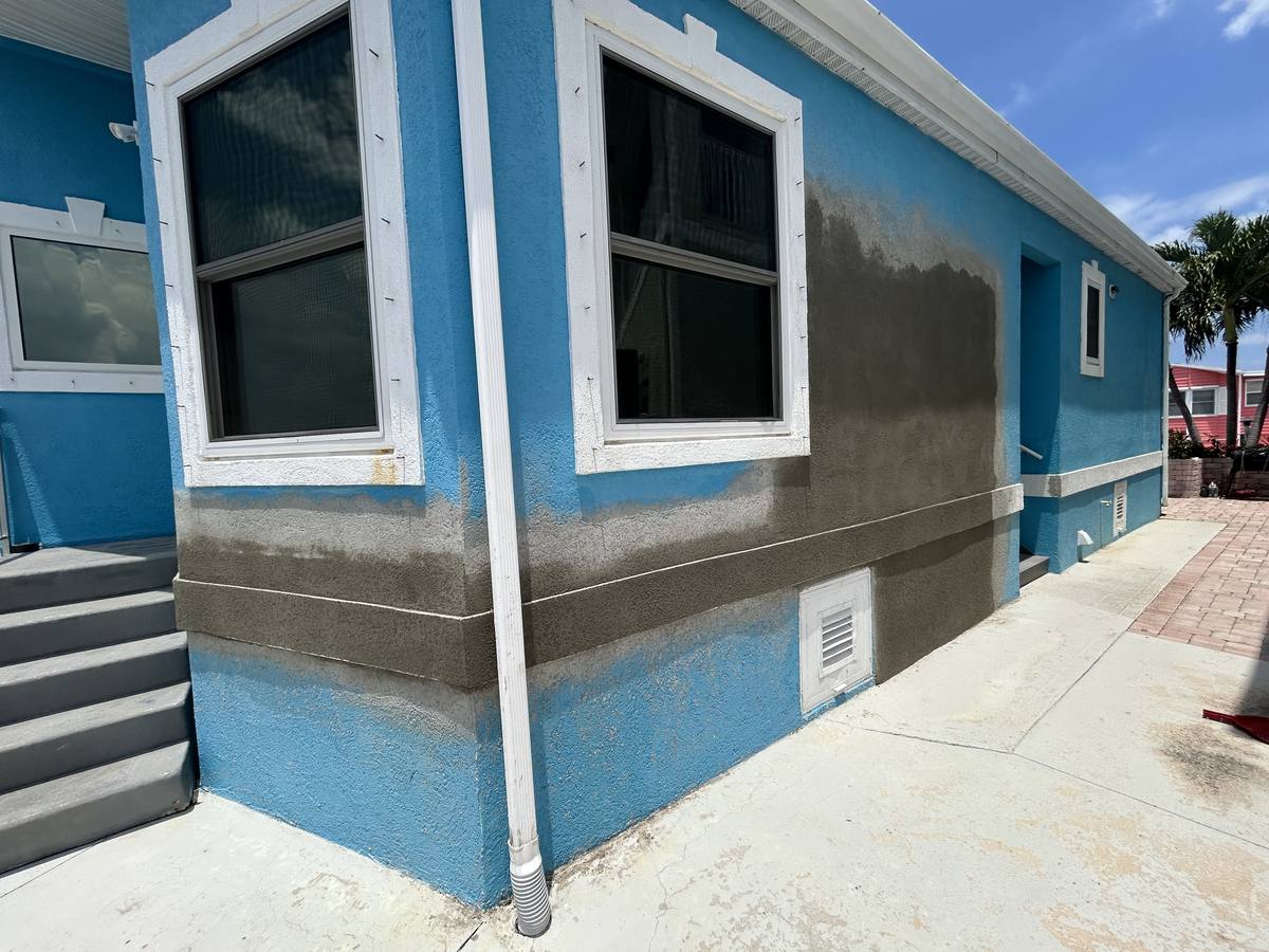 Stucco Water Damage Repair South Florida After - Simon Stucco Services